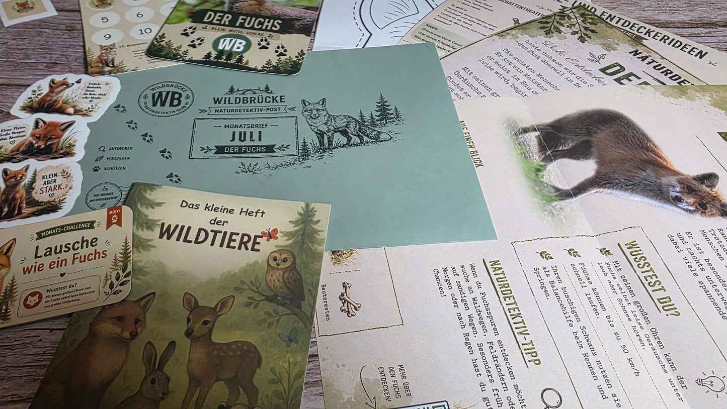 Naturdetektiv-Club – Die monatliche Naturpost für neugierige Kinder