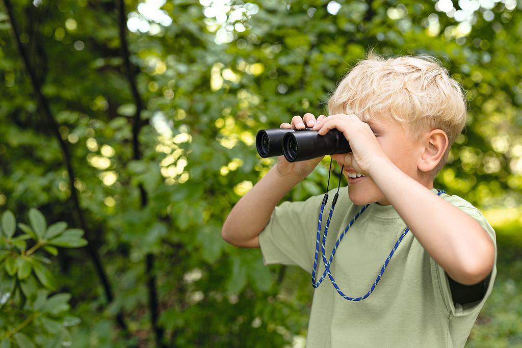 Kinder-Fernglas + GRATIS Buch „Birdwatching mit Kindern“ (148 Seiten)